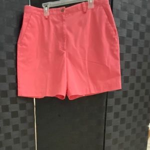 Liz Claiborne, Liz sport petite,  watermelon color, shorts. Size 14P